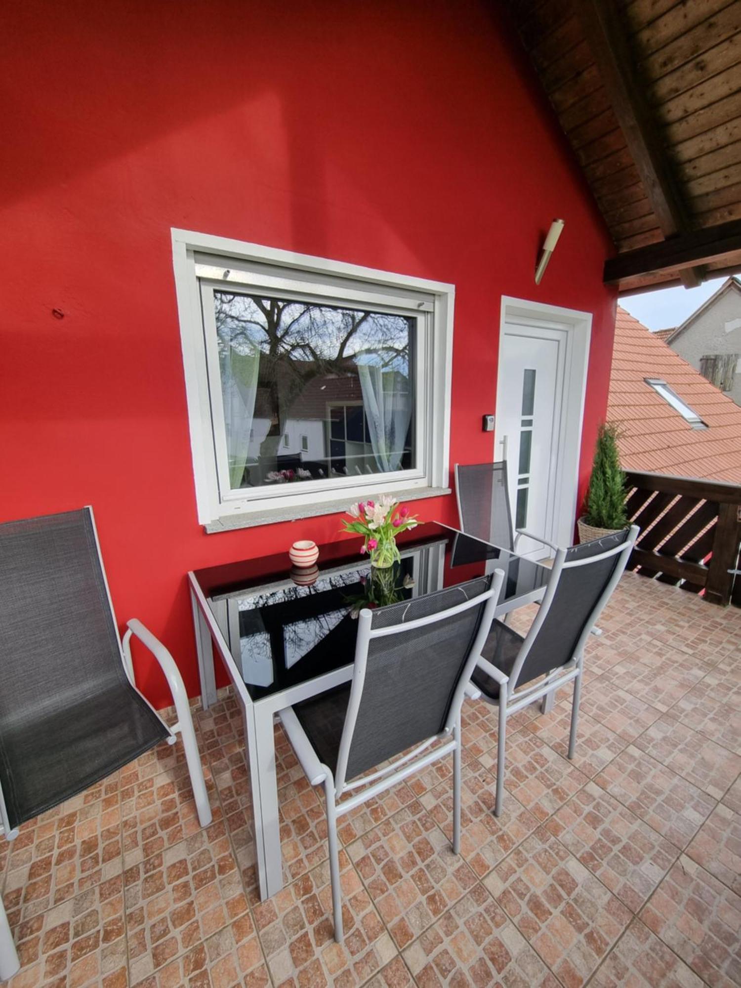 Ferienwohnung „Schau Ins Frankenland“ Burgpreppach Exterior foto